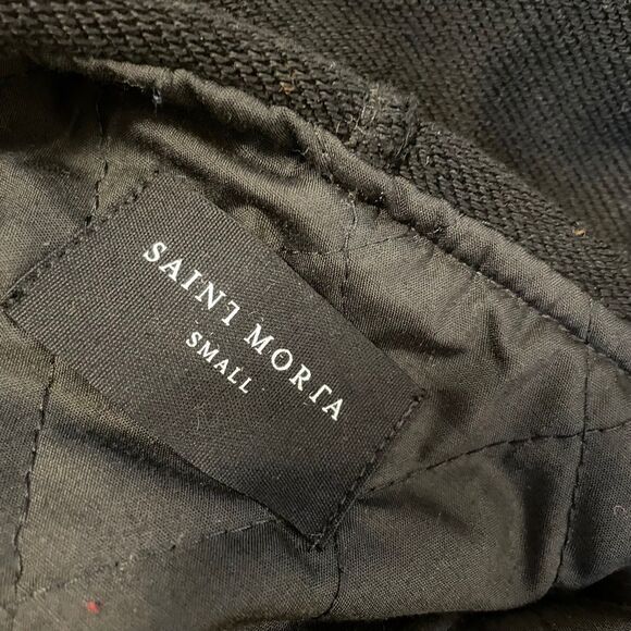 Saint Morta Assassin Hooded Flannel Yellow/Black Size S NWT - Picture 8 of 11